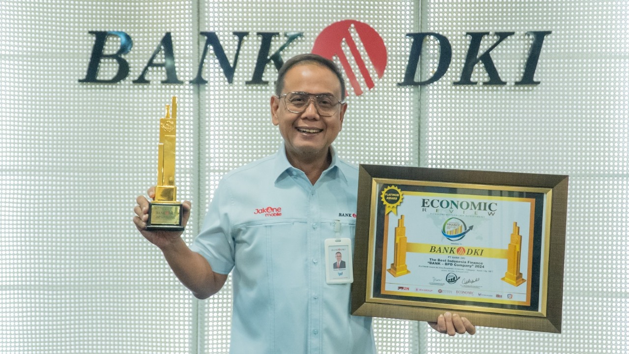Bank DKI Sabet Penghargaan The Best Indonesia Finance 2024